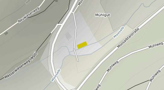 Immobilienpreisekarte Marxzell Sch&ouml;llbronner M&uuml;hle